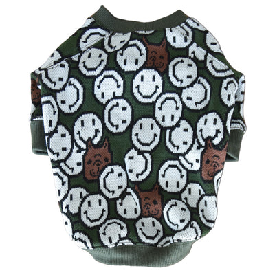 19 Nicochan Jacquard Knit Sweater-Wear-フレンチブルドッグ服