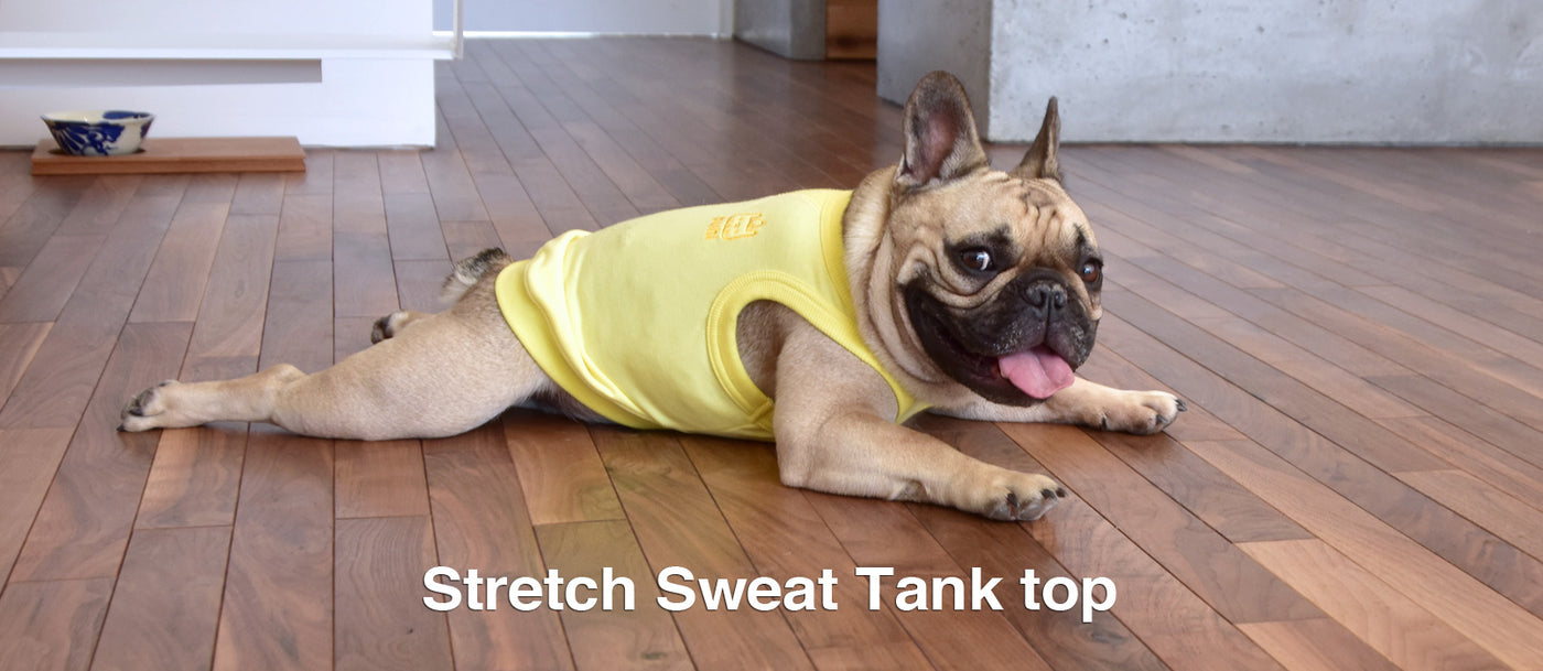 Stretch Sweat Tank top-Archived-フレンチブルドッグ服